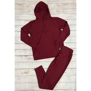 Brand New Matching Burgundy Workout Sets Trendy, Comfy & Sculpting |Small/Medium